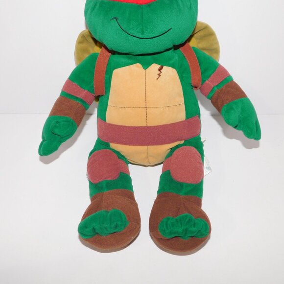 Build a Bear Workshop TMNT Teenage mutant Ninja Turtles Raphael 18" Plush 2016 - Picture 3 of 6